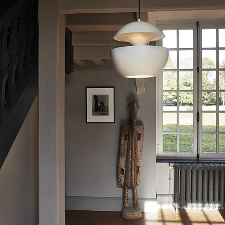 Светильник Lampe Here Comes The Sun D35 см / H33 см Белый + Белый