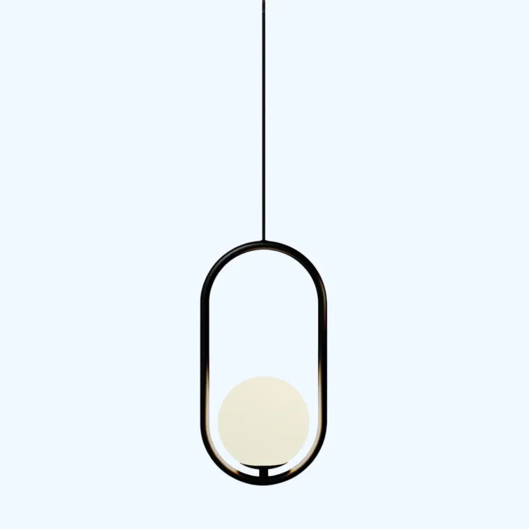 Светильник подвесной HOOP тип B black