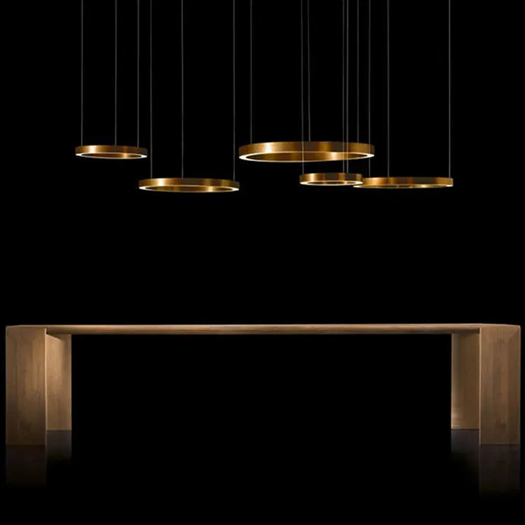 Светильник Light Ring Horizontal D80 Copper в стиле Henge
