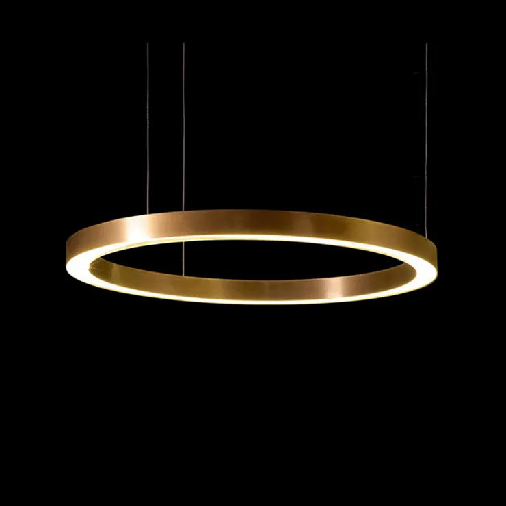 Светильник Light Ring Horizontal D70 Copper в стиле Henge