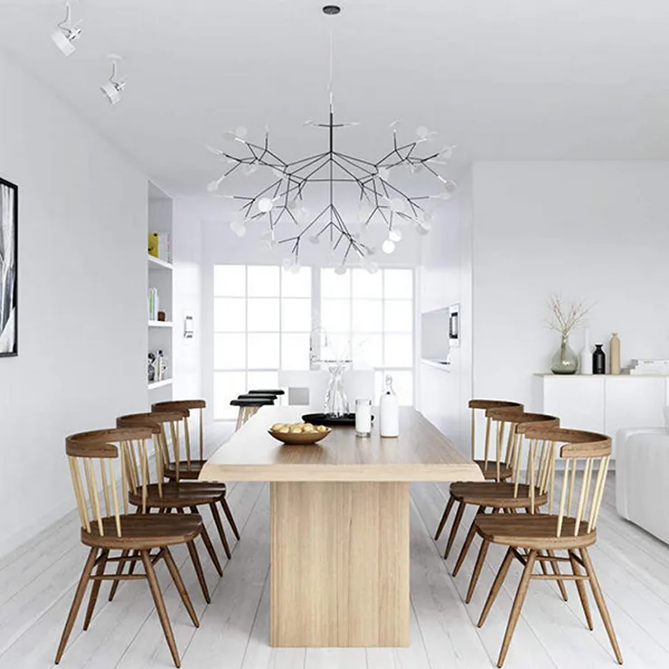 Люстра Heracleum 2 Small D50  никель в стиле Moooi
