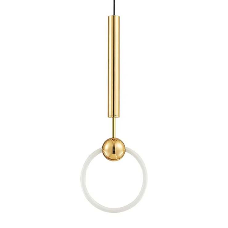 Светильник Ring Light Gold D20 в стиле Lee Broom