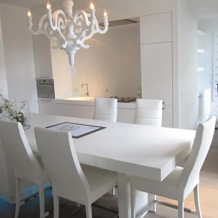 Люстра Paper Chandelier  Диаметр 70 см / Высота 90 см Белый в стиле Moooi