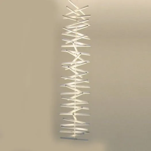 Люстра Rhythm Vertical White 119 в стиле Vibia