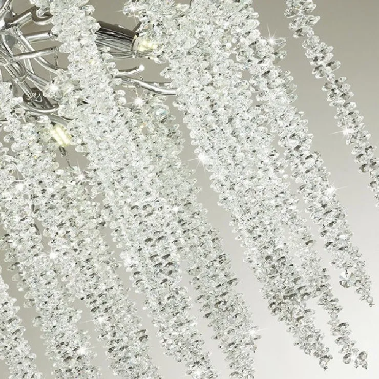 Люстра Sinfonia di Luce Silver Oval  L 120 см