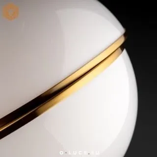 Светильник Crescent Light D30 Gold в стиле Lee Broom