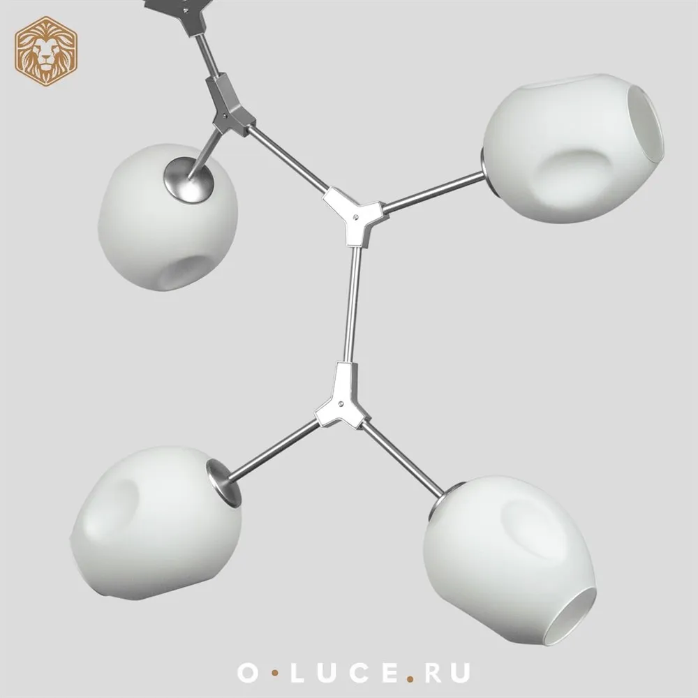 Люстра Branching Bubbles 11 Nickel в стиле Lindsey Adelman