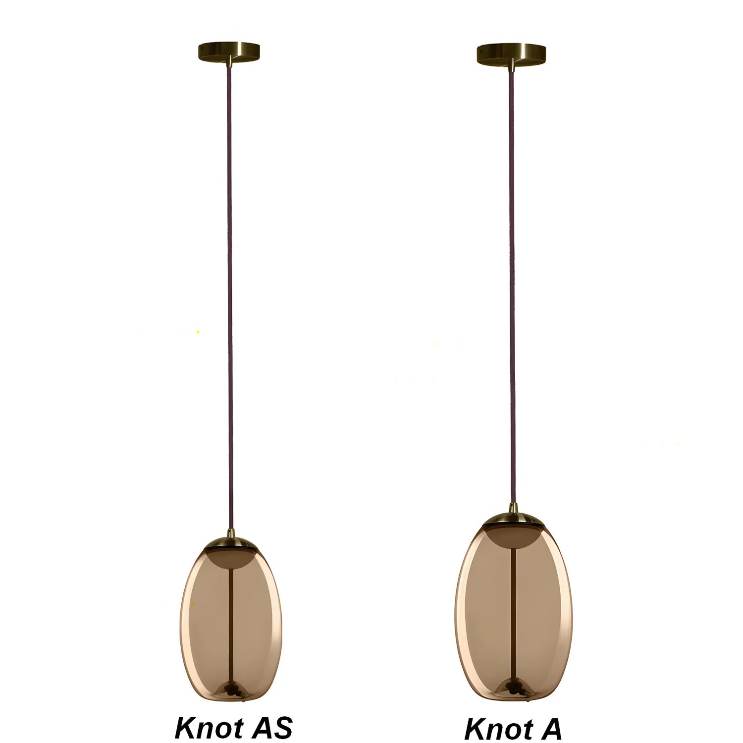Светильник Knot Amber BS в стиле Brokis