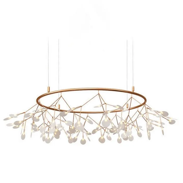 Люстра Heracleum The Big O D90 Золотой в стиле Moooi