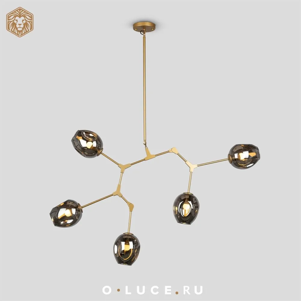 Люстра Branching Bubbles 5 Gold