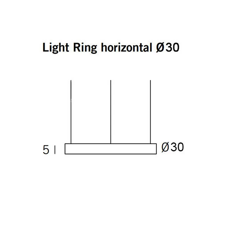 Светильник Light Ring Horizontal D50 Copper