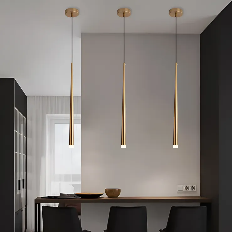 Светильник Slim Mini Gold в стиле Vibia