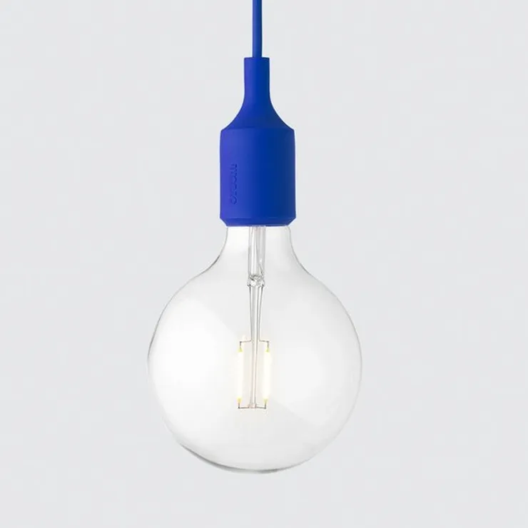 Светильник E27 Color  Синий в стиле Muuto