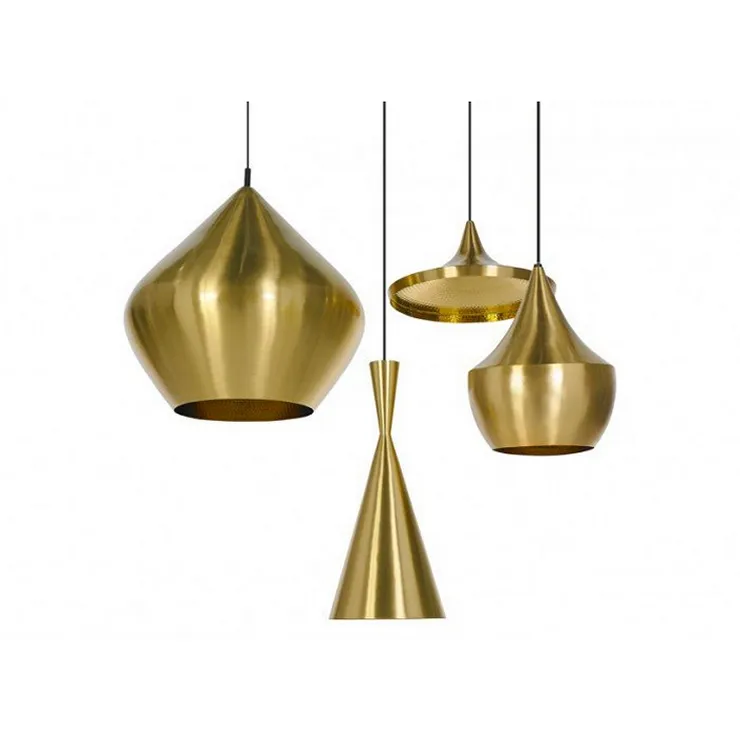 Светильник Beat Light Stout Gold Диаметр 50 см / Высота 48 см в стиле Tom Dixon