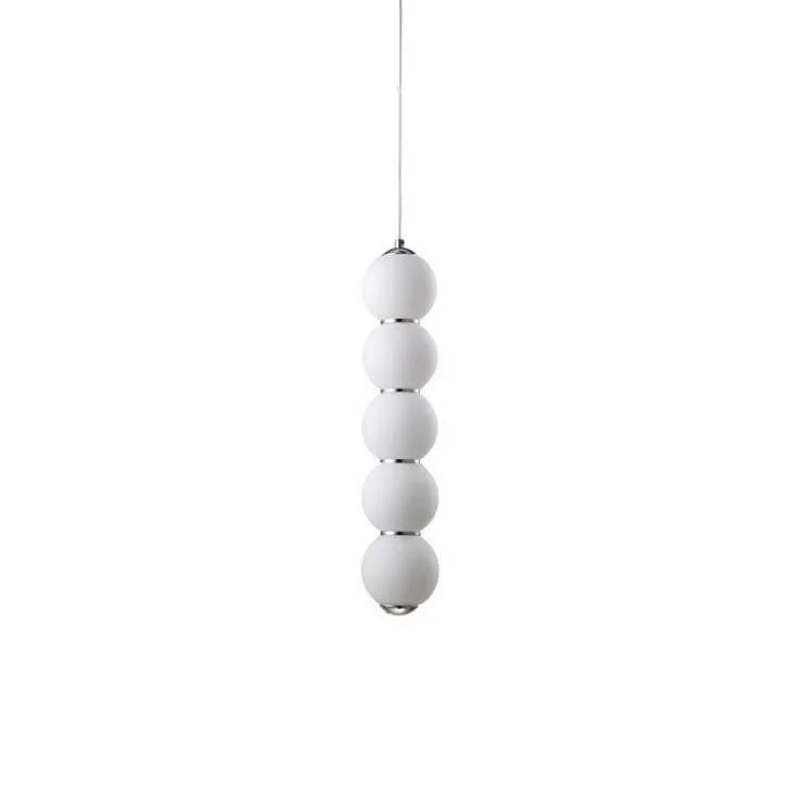 Светильник подвесной Pearls F Chrome в стиле Formagenda