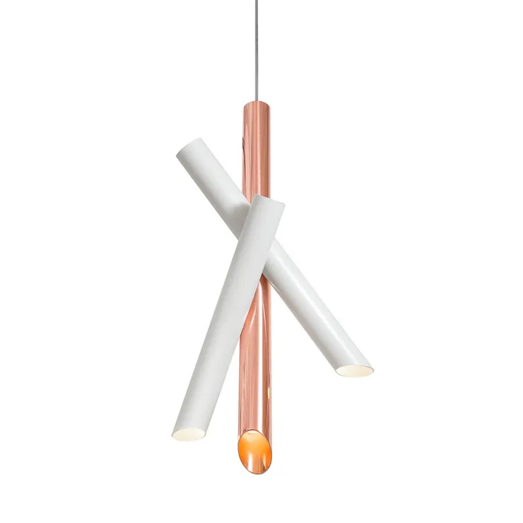 Светильник Tubes 3 White-Copper в стиле Nemo