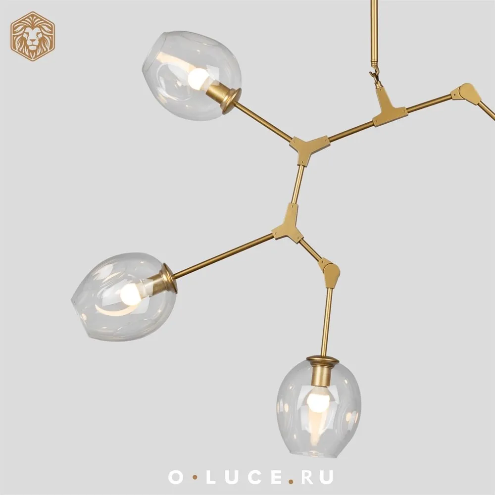 Люстра Branching Bubbles 5 Gold