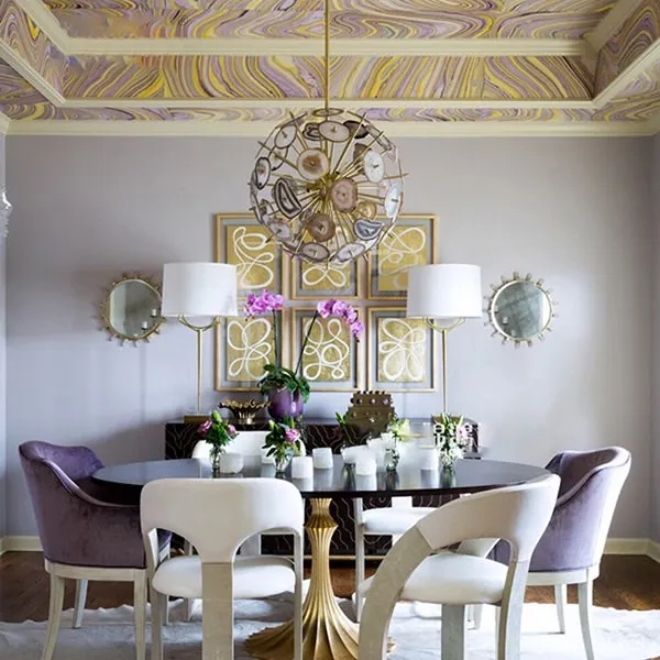 Люстра Agate Burst Chandelier Brass D60