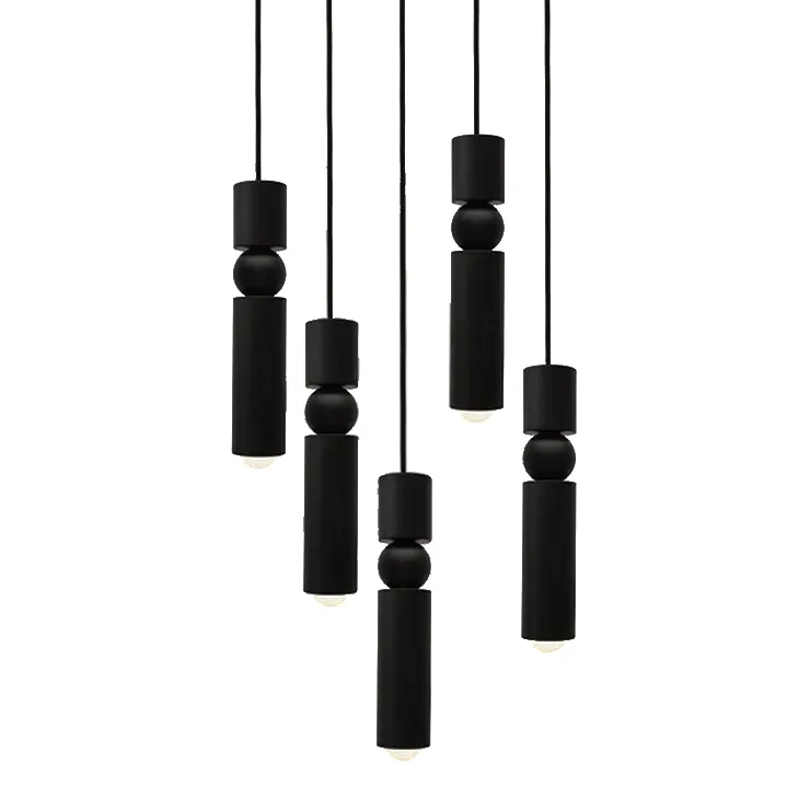 Светильник Fulcrum Light 5 Black в стиле Lee Broom
