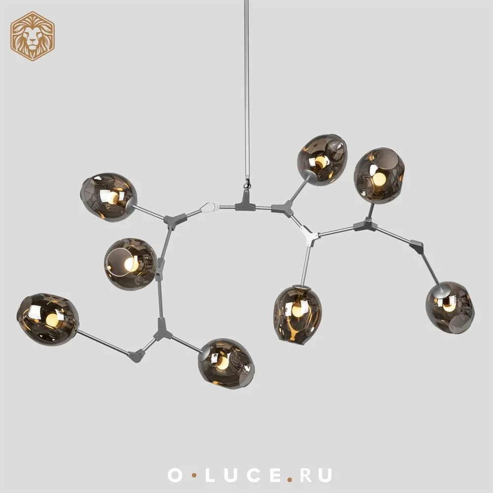 Люстра Branching Bubbles 8 Nickel