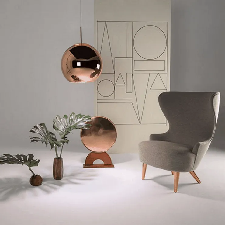 Люстра Copper Shade II D20/30/35 в стиле Tom Dixon