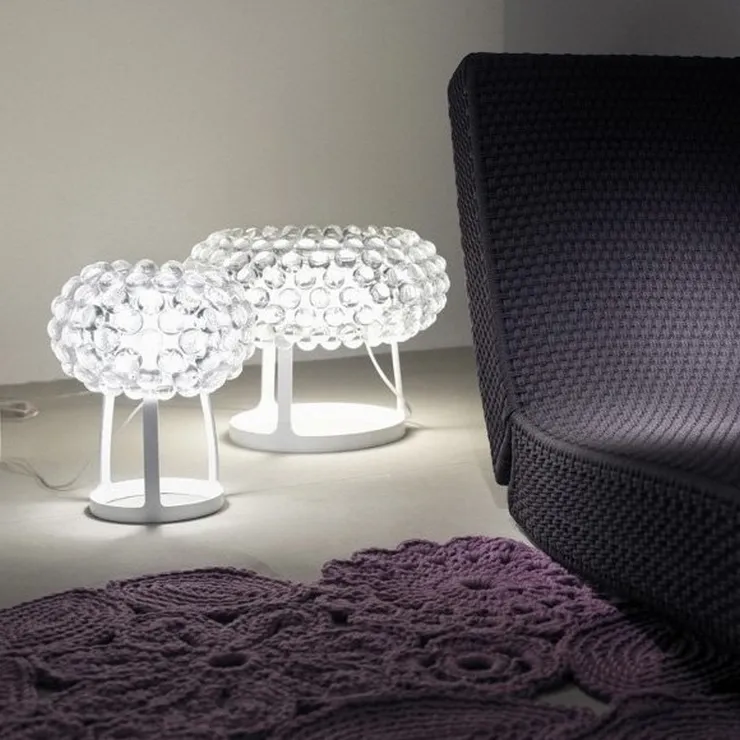 Лампа настольная Caboche Clear D50 в стиле Foscarini