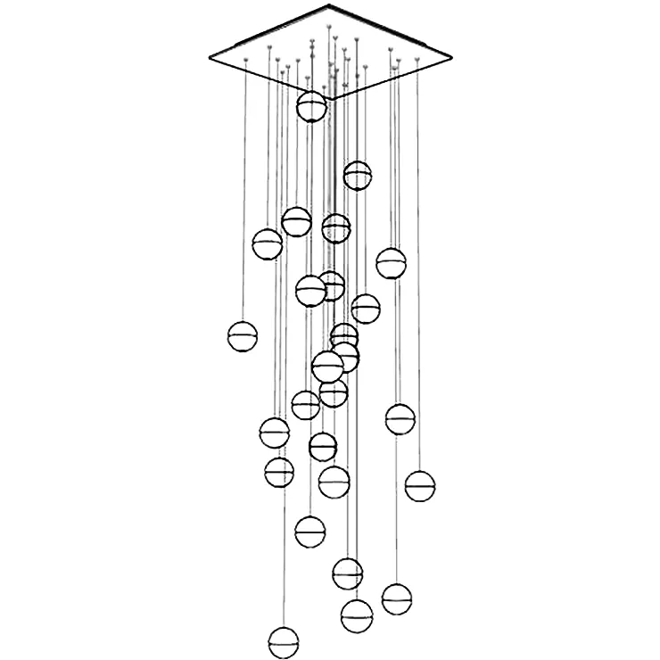Люстра 14.26 Square Pendant Chandelier в стиле Bocci