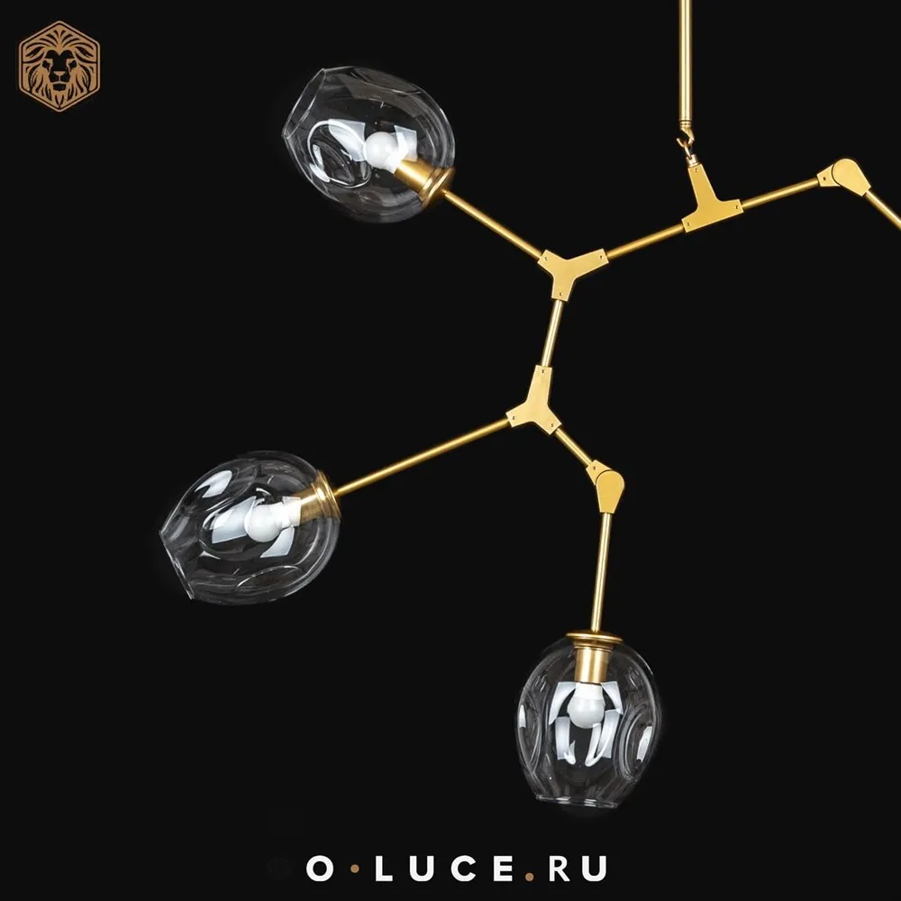 Люстра Branching Bubbles 5 Gold