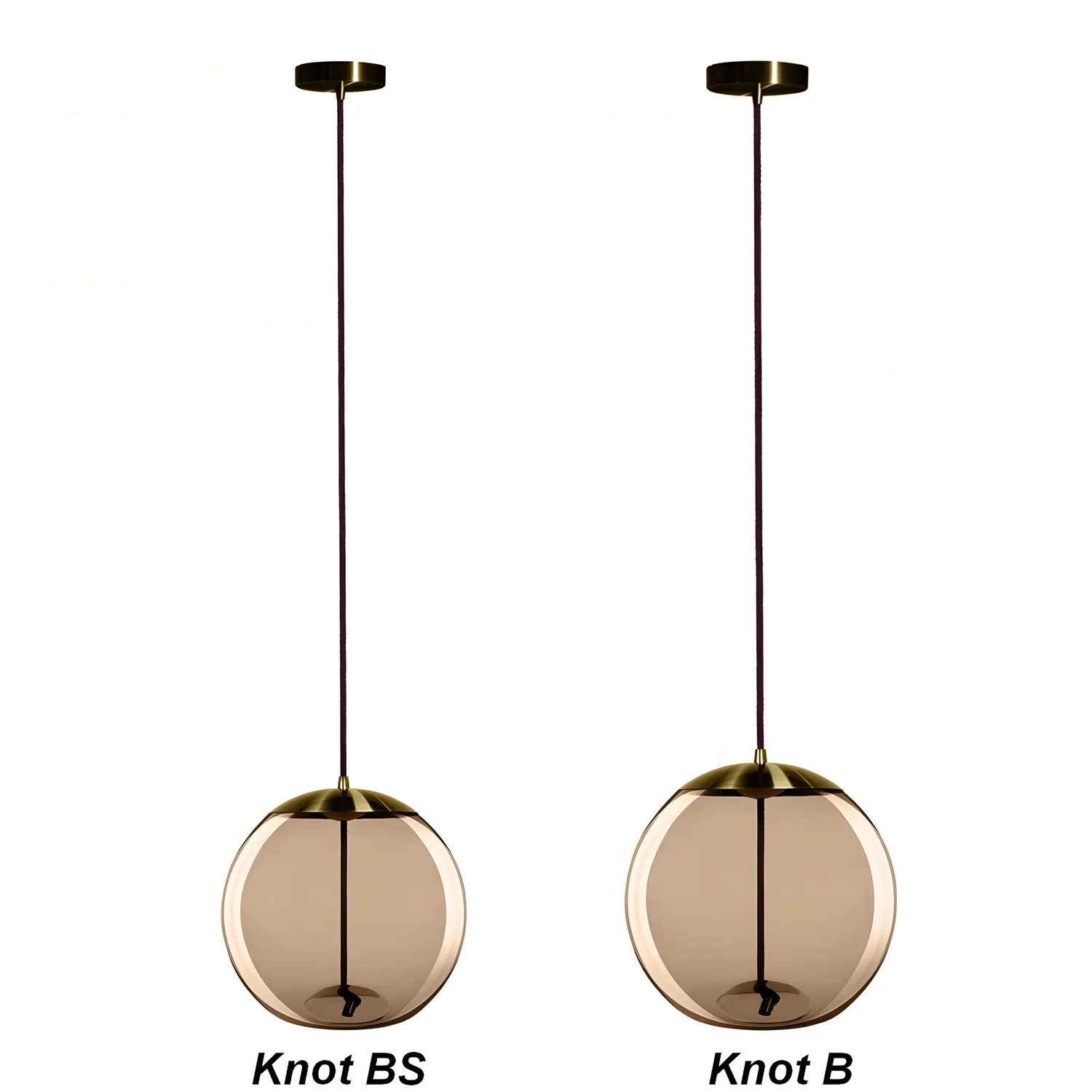 Светильник Knot Amber CS в стиле Brokis