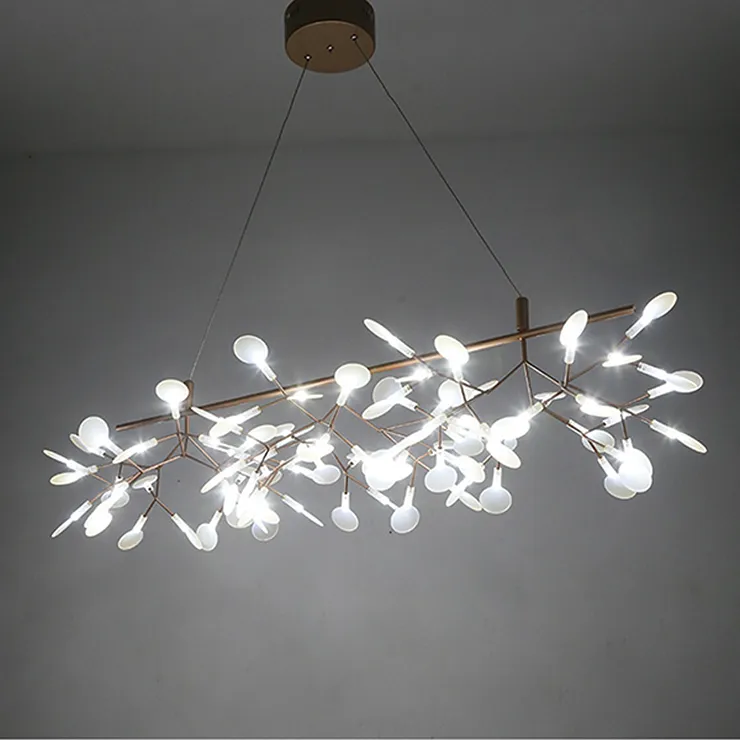 Люстра Heracleum Endless Single  никель в стиле Moooi