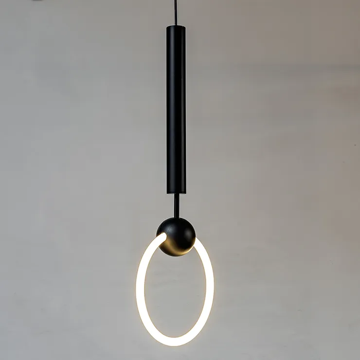 Светильник Ring Light Black D20 в стиле Lee Broom