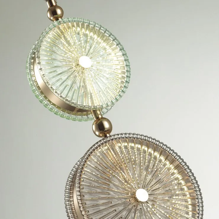 Светильник подвесной Lolly Pop Gold green/light brown
