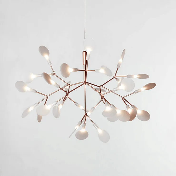Люстра Heracleum 2 Small D50  медный в стиле Moooi
