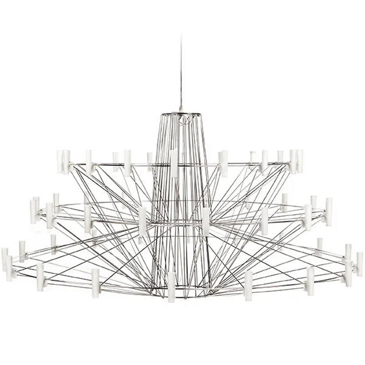 Люстра Coppelia D100 Nickel в стиле Moooi