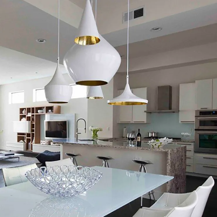 Светильник Beat Light Tall White в стиле Tom Dixon