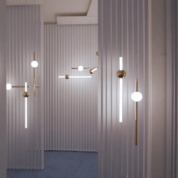Светильник  Orion Globe Tube 4 в стиле Lee Broom