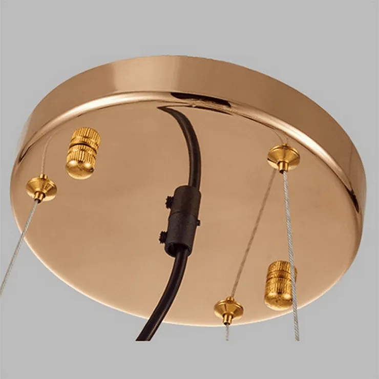Люстра Ike 13 Lamp  Черный + Золотой в стиле Delightful