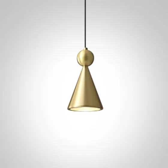 Светильник подвесной PIET CONE B BRASS
