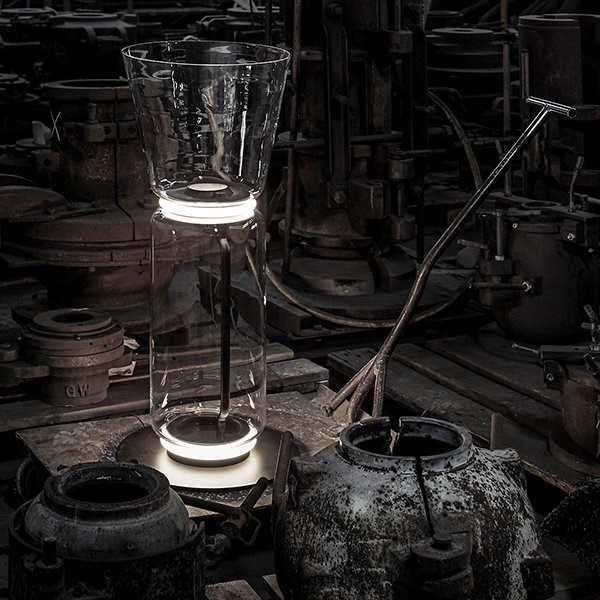 Торшер Noctambule Cylinder and Cone в стиле Flos