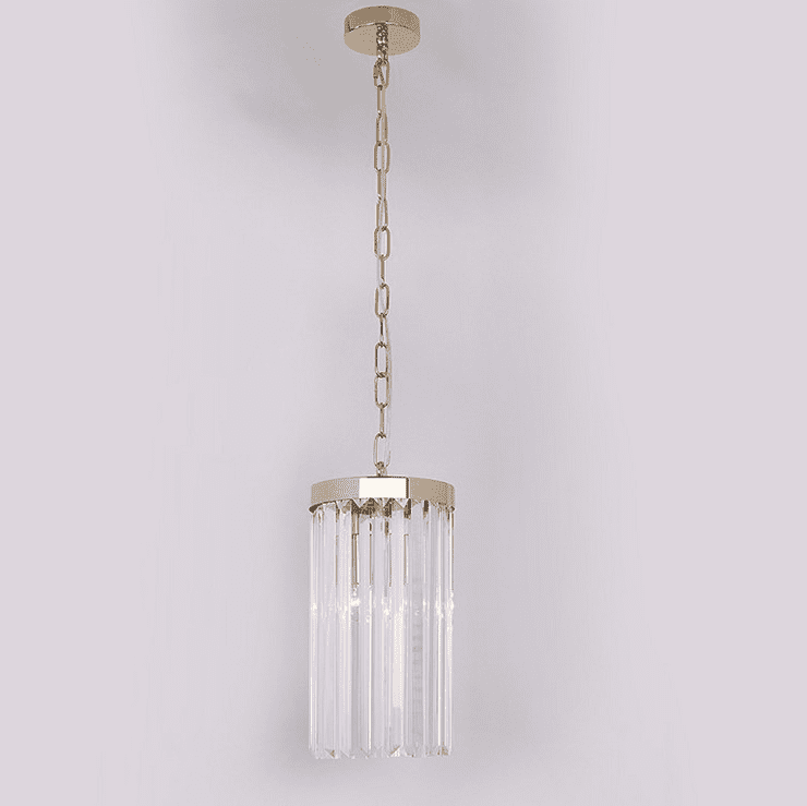 Подвесной светильник New York, Gold Clear crystal D18*H32/132 cm