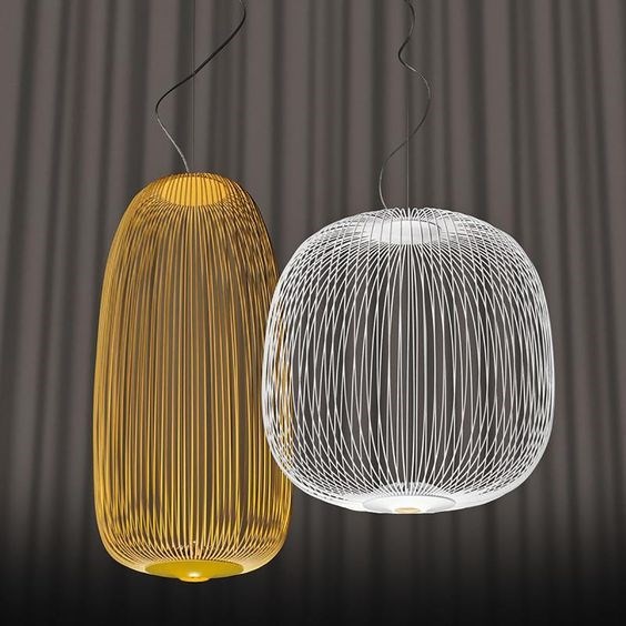 Светильник подвесной Spokes D Yellow