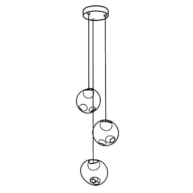 Люстра 28.3 Random Pendant Chandelier в стиле Bocci