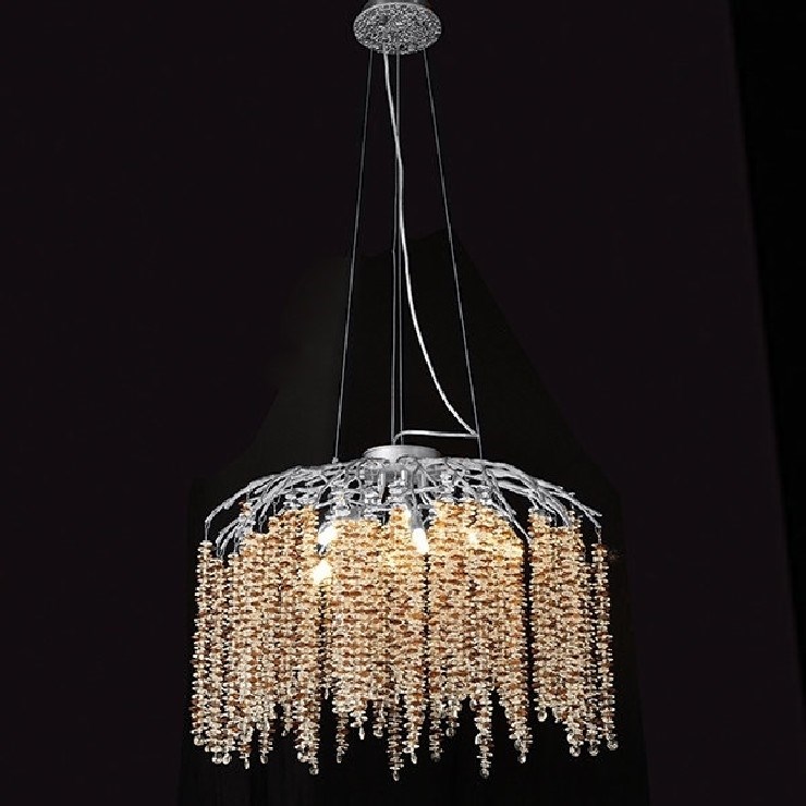 Люстра Sinfonia di Luce Silver Amber Dome  D 100 см