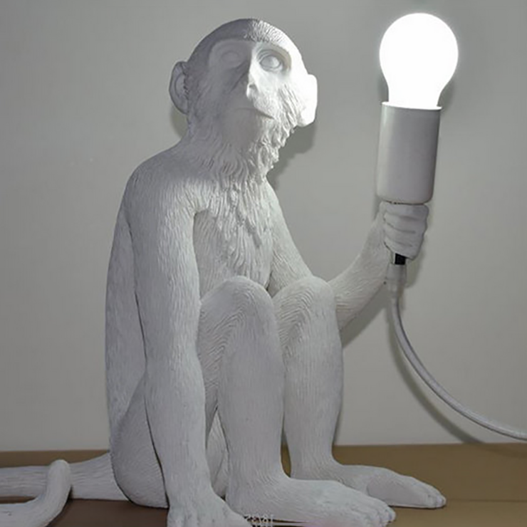 Настольная лампа Обезьяна Monkey Table Lamp  в стиле Seletti