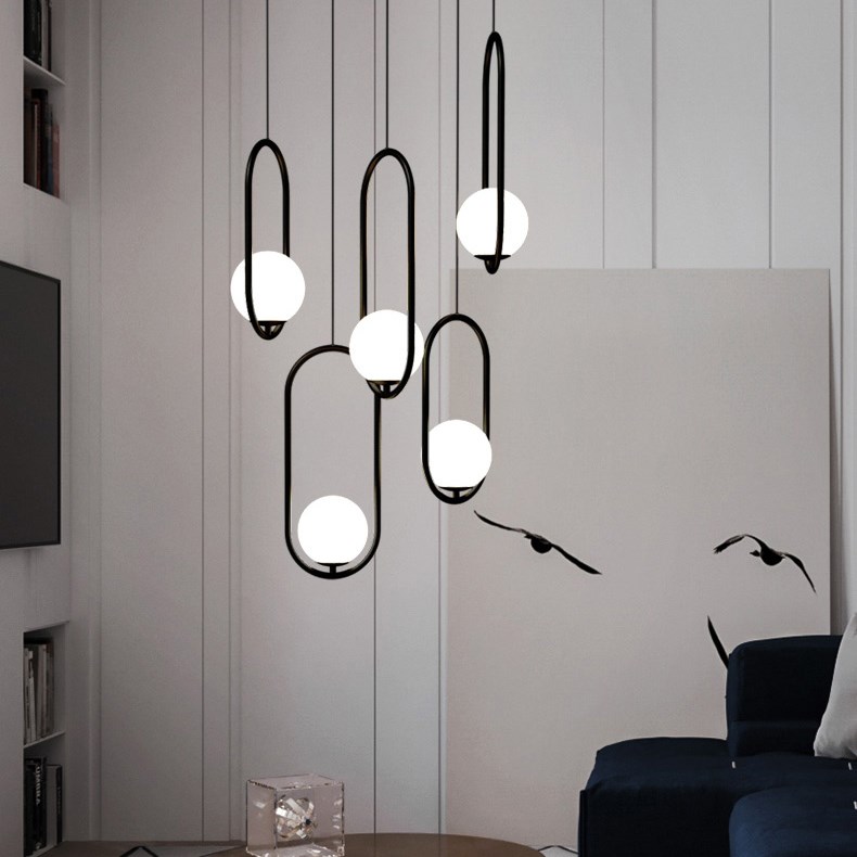 Светильник подвесной HOOP тип B black