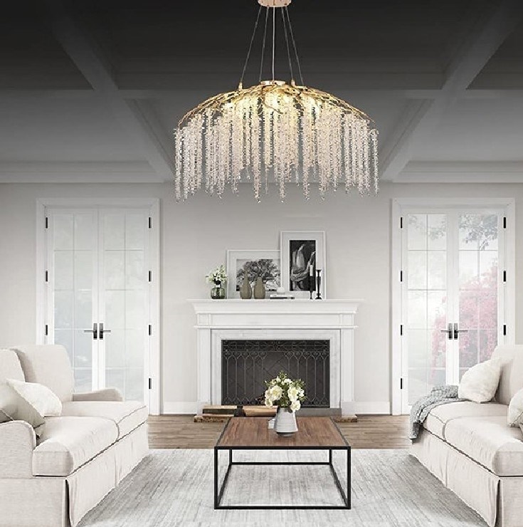 Люстра Sinfonia di Luce Gold Dome  D 100 см