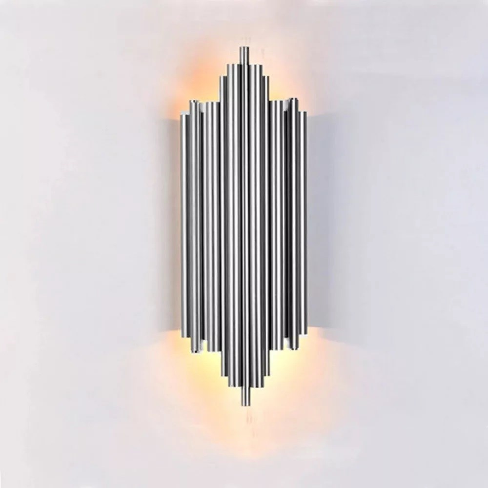 Бра Brubeck Wall Chrome V в стиле Delightful