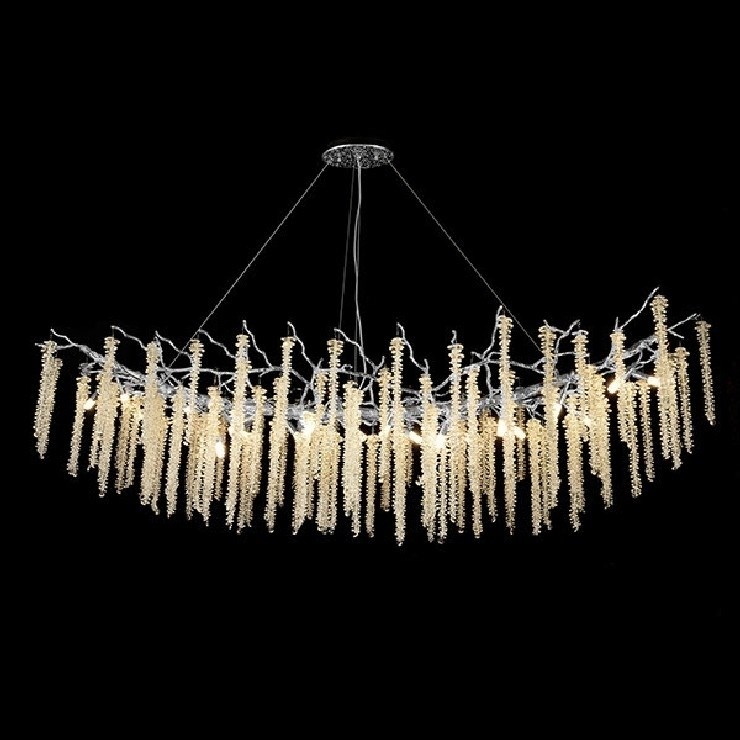 Люстра Sinfonia di Luce Silver Arco  L 180 см