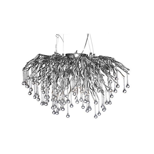 Люстра Droplet Chandelier Chrome D100