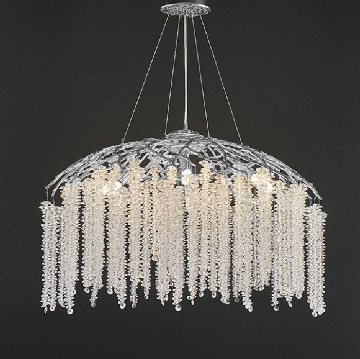 Люстра Sinfonia di Luce Silver Dome D 80 см